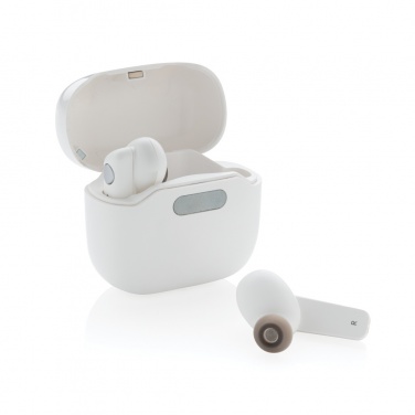 Logotrade business gift image of: TWS earbuds in UV-C sterilising charging case